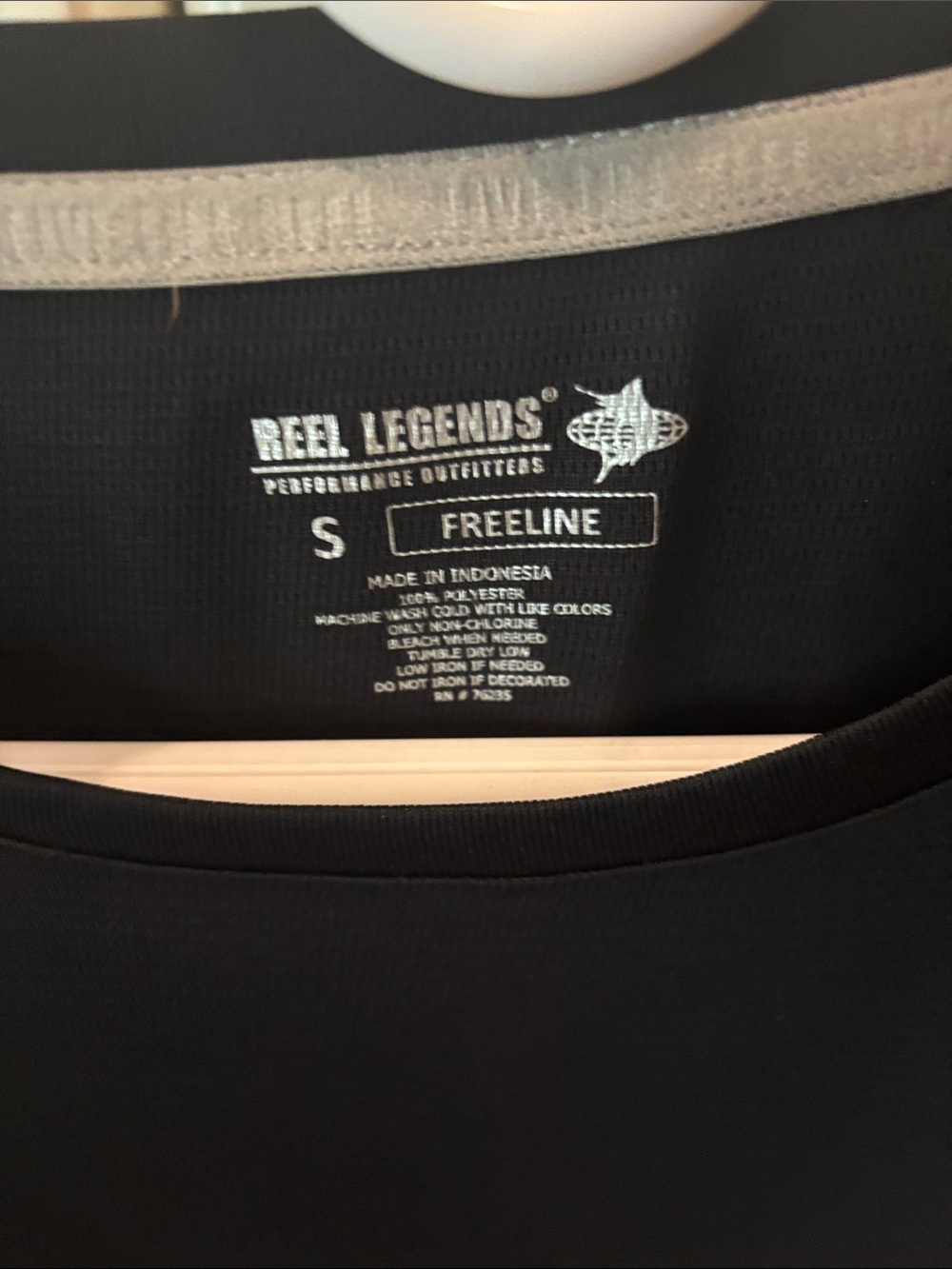 Reel Legends Black Long Sleeve Performance Shirt - Picture 4 of 5